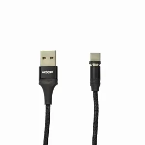 کابل شارژ مغناطیسی USB به TYPE-Cموکسوم مدل MX_CB24