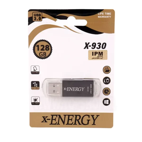فلش مموری ایکس انرژی مدل X-930 USB3.0 با ظرفیت 128 گیگابایت