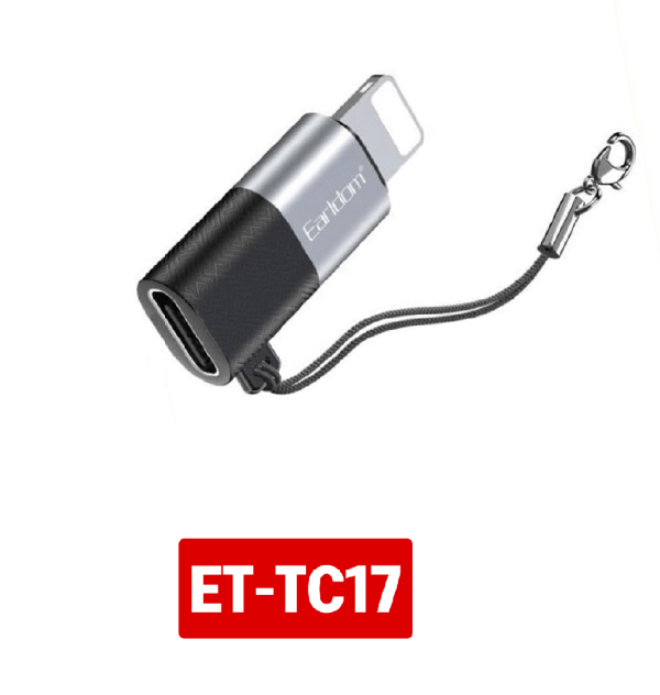 تبدیل TYPE-C به Lightning ارلدام EARLDOM مدل TC17
